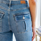 Clarissa High Rise Wide Leg Cargo Jeans