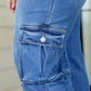 Clarissa High Rise Wide Leg Cargo Jeans