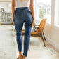 Colt High Rise Button Fly Distressed Boyfriend Jeans