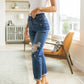Colt High Rise Button Fly Distressed Boyfriend Jeans