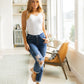 Colt High Rise Button Fly Distressed Boyfriend Jeans
