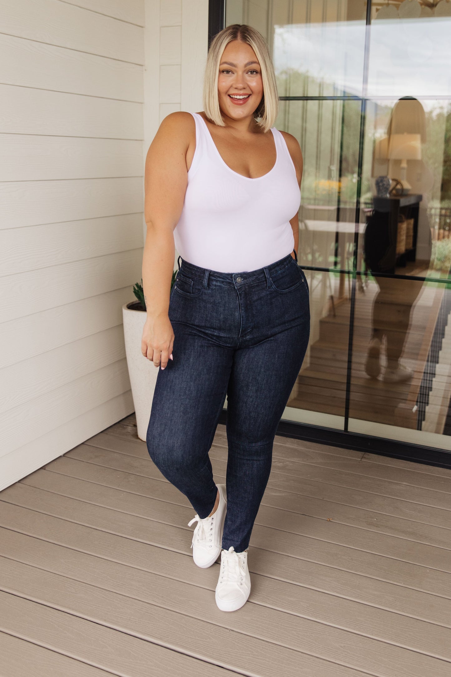 Constance High Rise Tummy Control Top Skinny Jeans