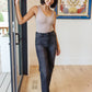 Eleanor High Rise Classic Straight Jeans in Washed Black