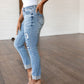Elodie Mid Rise Distressed Boyfriend Jeans