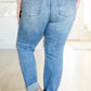 Elodie Mid Rise Distressed Boyfriend Jeans