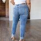 Elodie Mid Rise Distressed Boyfriend Jeans