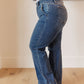 Elsie High Rise Double Button Wide Leg Jeans
