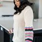 End of the Story Striped Sleeve Sweater