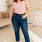 Fundamentals Ribbed Seamless Reversible Tank Dusty Rose