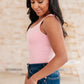 Fundamentals Ribbed Seamless Reversible Tank Dusty Rose