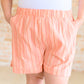 Go With It High Rise Striped Shorts