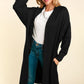 Oversized Midi Length Soft Cardigan