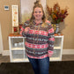 Holiday Print Sweater