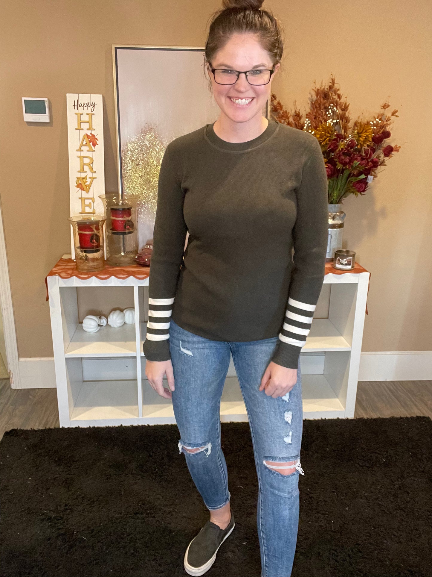 Army Green Sweater