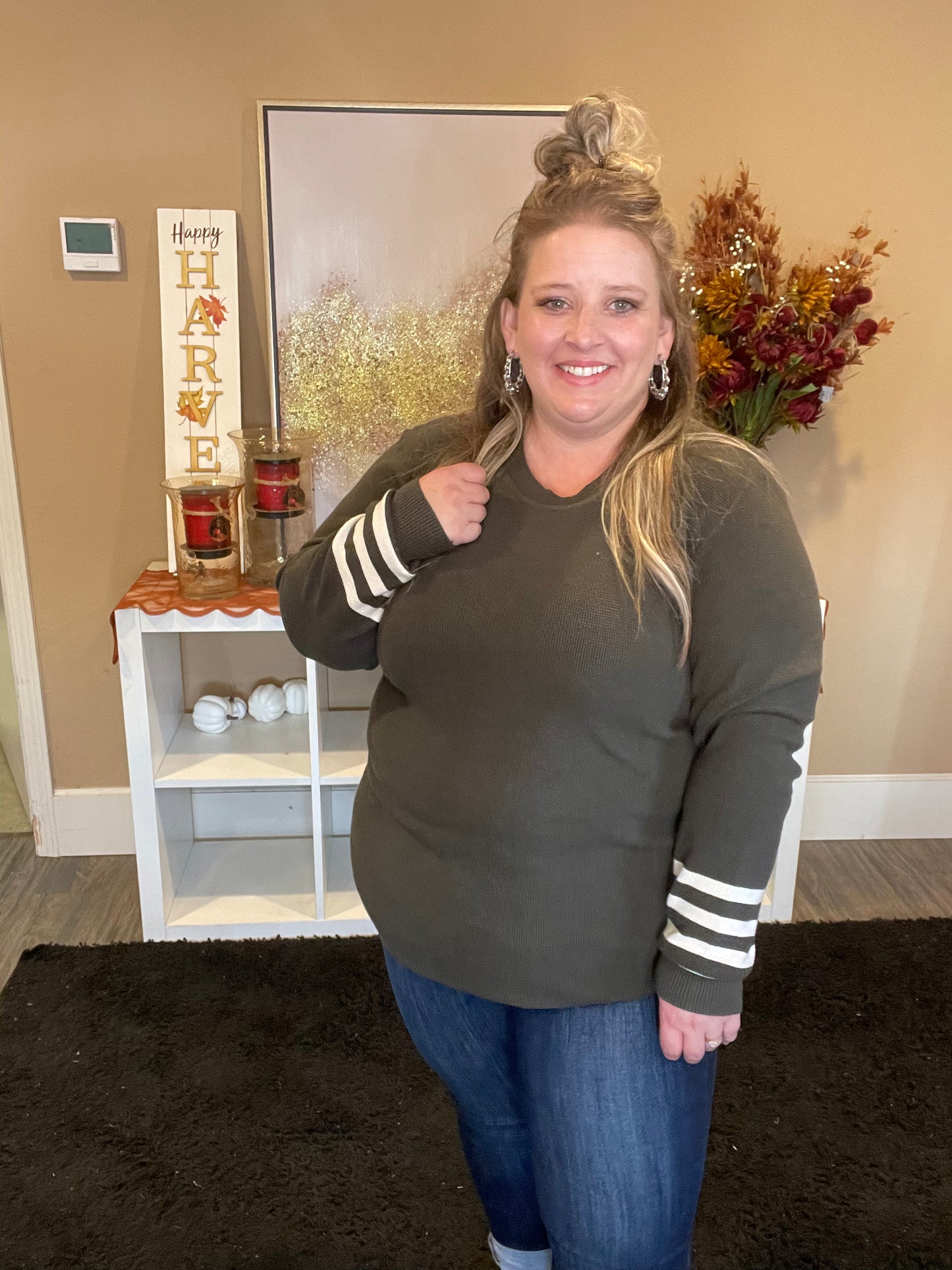 Army Green Sweater