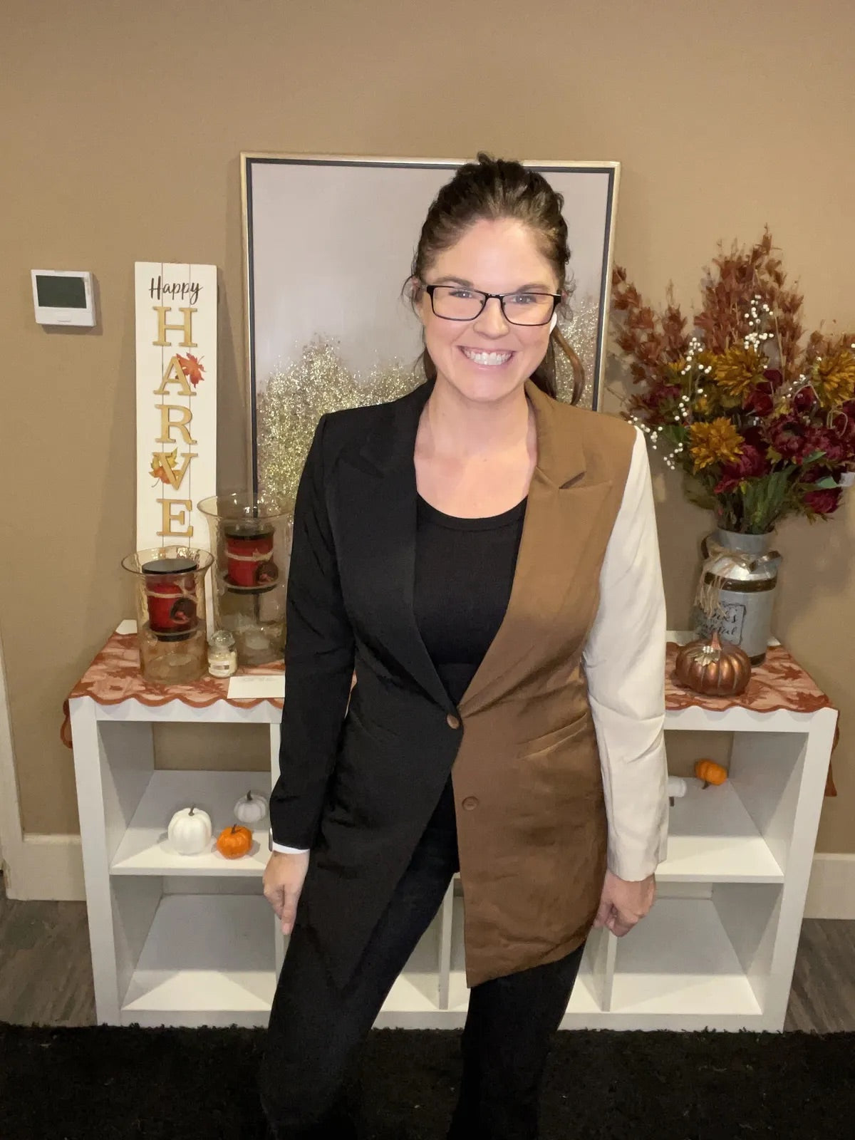 Color Block Blazer