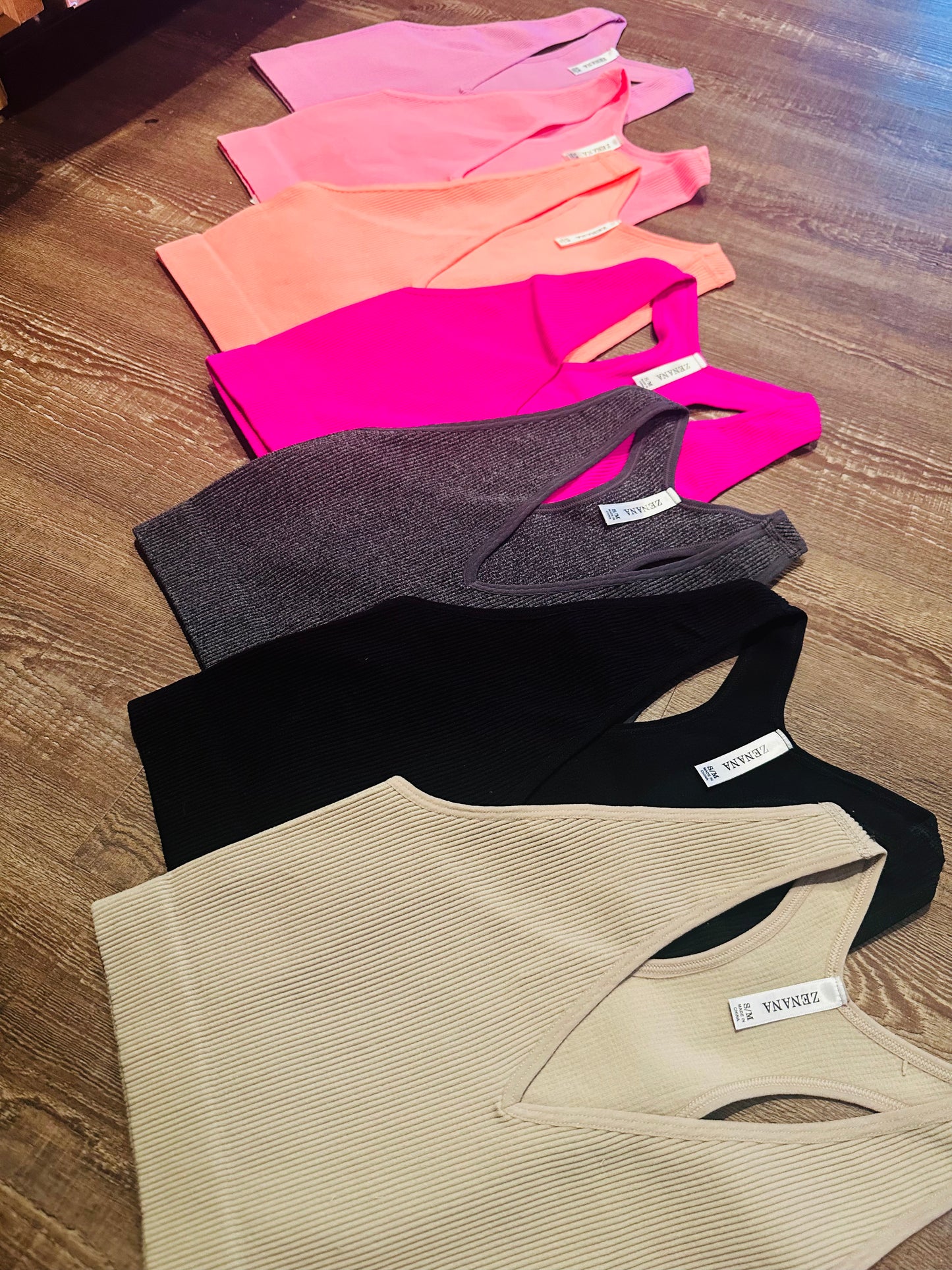 Ribbed Cropped Tank top