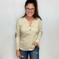 Ribbed Button Top
