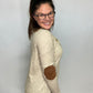 Ribbed Button Top