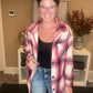 Hot Pink Oversized Flannel
