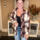Rust Oversized Flannel