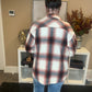 Rust Oversized Flannel