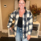 Navy Oversized Flannels