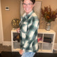 Hunter Green Oversized Flannel