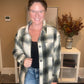 Olive Oversized Flannel