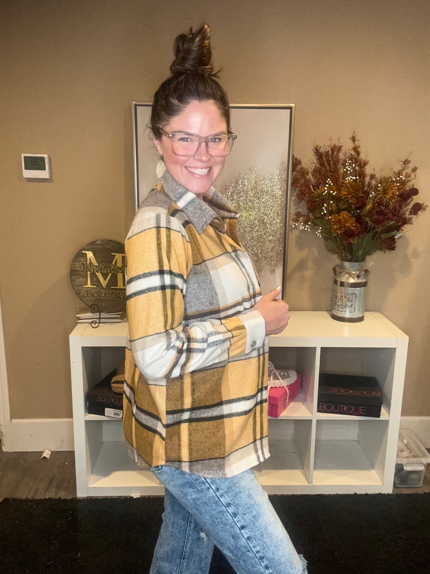 Mustard & Ivory Flannel