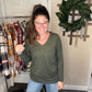 V Neck Pocket Tee