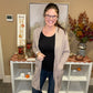 Ribbed Cardigan With Pockets