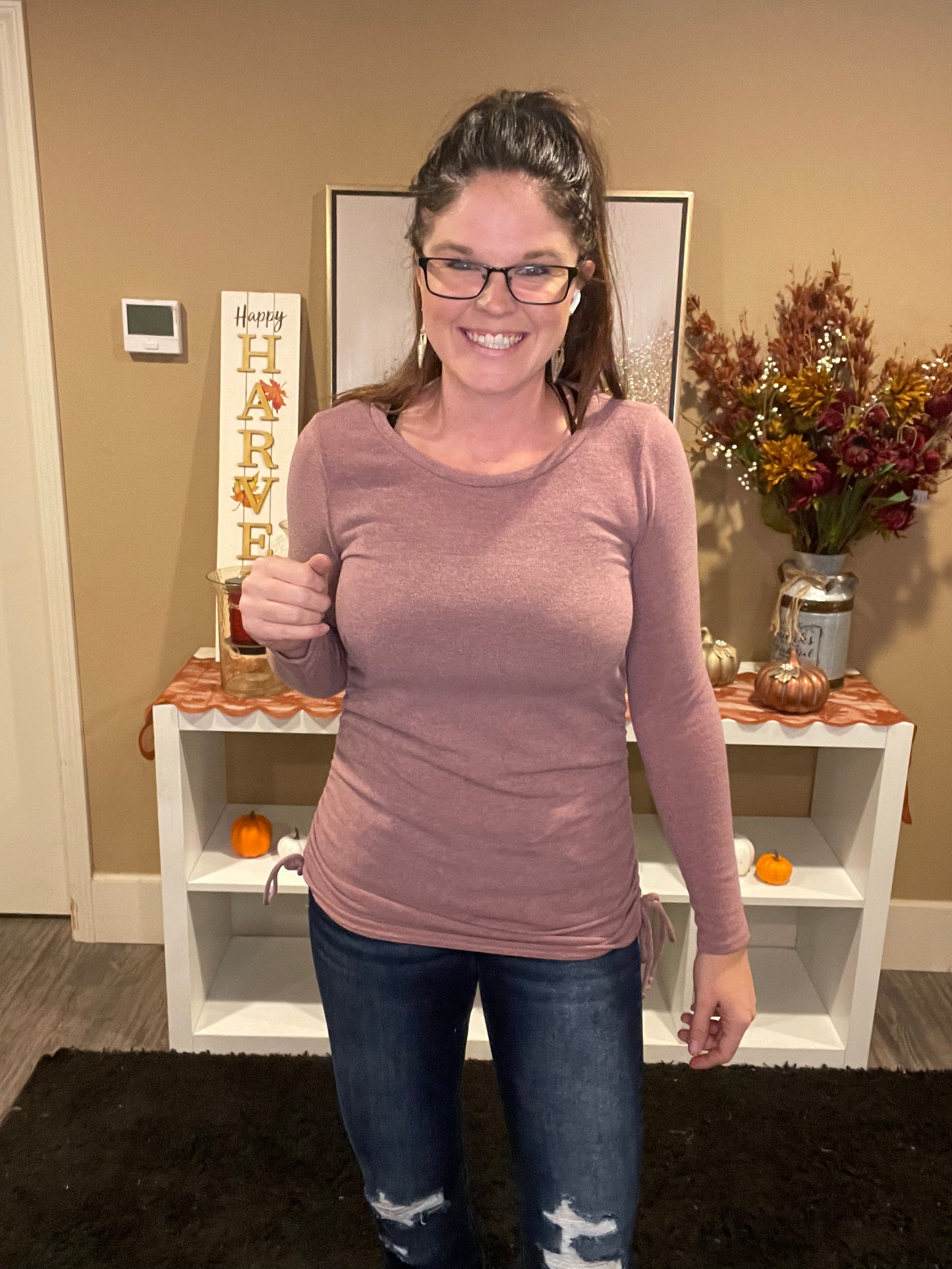 Ruched Side Top