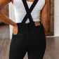Imogene Tummy Control Top Retro Flare Overalls in Black