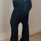 Jane High Rise Raw Hem Flare