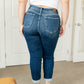 London Midrise Cuffed Boyfriend Jeans