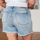 Judy Blue Jenny High Rise Cutoff Dad Shorts
