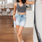 Judy Blue Jenny High Rise Cutoff Dad Shorts