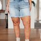 Judy Blue Jenny High Rise Cutoff Dad Shorts
