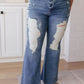Judy Blue Kiana High Rise Heavy Destroy Flare