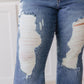 Judy Blue Kiana High Rise Heavy Destroy Flare
