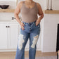 Judy Blue Kiana High Rise Heavy Destroy Flare