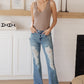 Judy Blue Kiana High Rise Heavy Destroy Flare