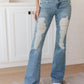 Judy Blue Kiana High Rise Heavy Destroy Flare