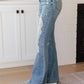 Judy Blue Kiana High Rise Heavy Destroy Flare