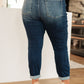 London Midrise Cuffed Boyfriend Jeans