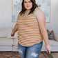 Now and Forever Striped Tank