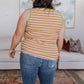 Now and Forever Striped Tank