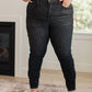 Judy Blue Octavia High Rise Yummy Control Top Skinny Jeans in Washed Black