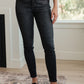 Judy Blue Octavia High Rise Yummy Control Top Skinny Jeans in Washed Black